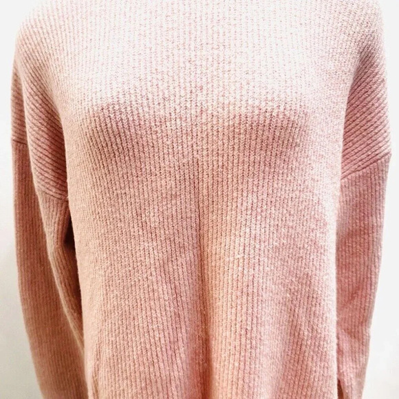 CHELSEA 28 Women Long Sleeve Pull-Over Turtle Neck Pink Sweater Size Medium - Picture 10 of 13